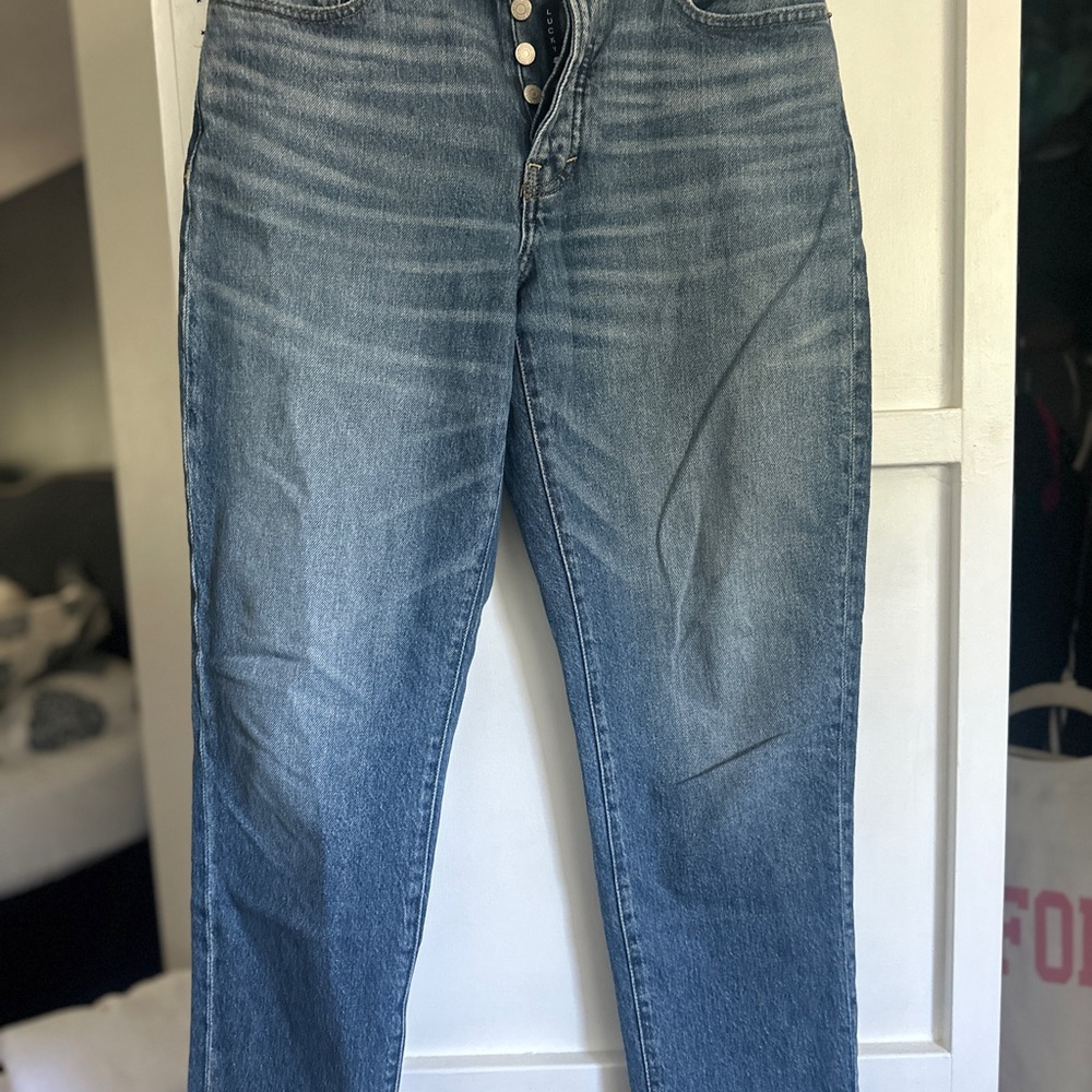 Lucky Brand Drew high rise mom jean 4/27